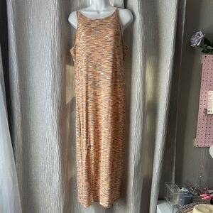 Maurices Multicolor Striped Midi Dress